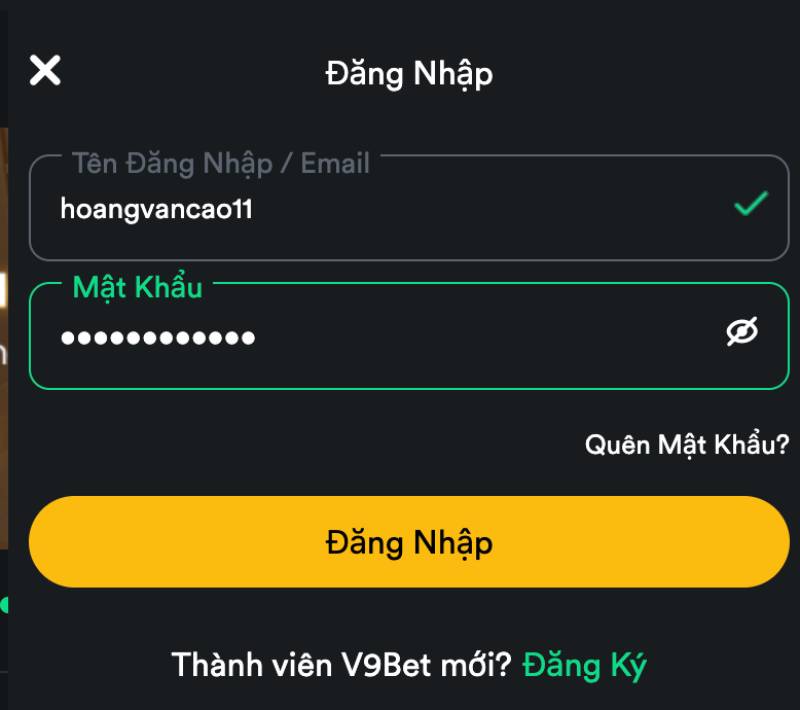 Buoc 2 Mo giao dien dang nhap